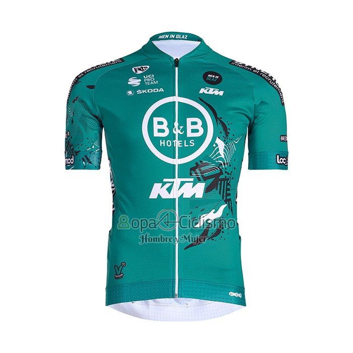 Vital Concept-bb Hotels Ropa Ciclismo Culotte Corto 2022 Hombre Mangas Cortas Luz Verde